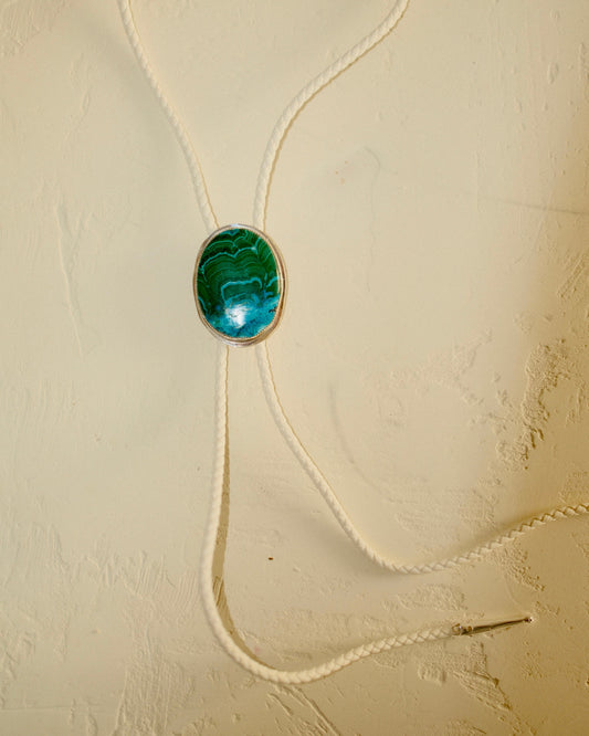 Chrysocolla Bolo Tie