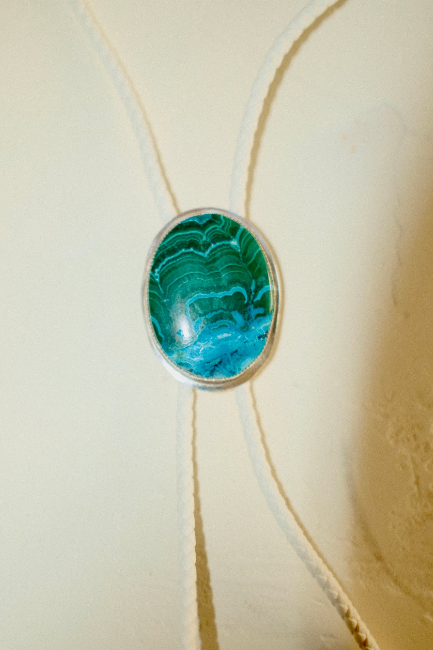 Chrysocolla Bolo Tie