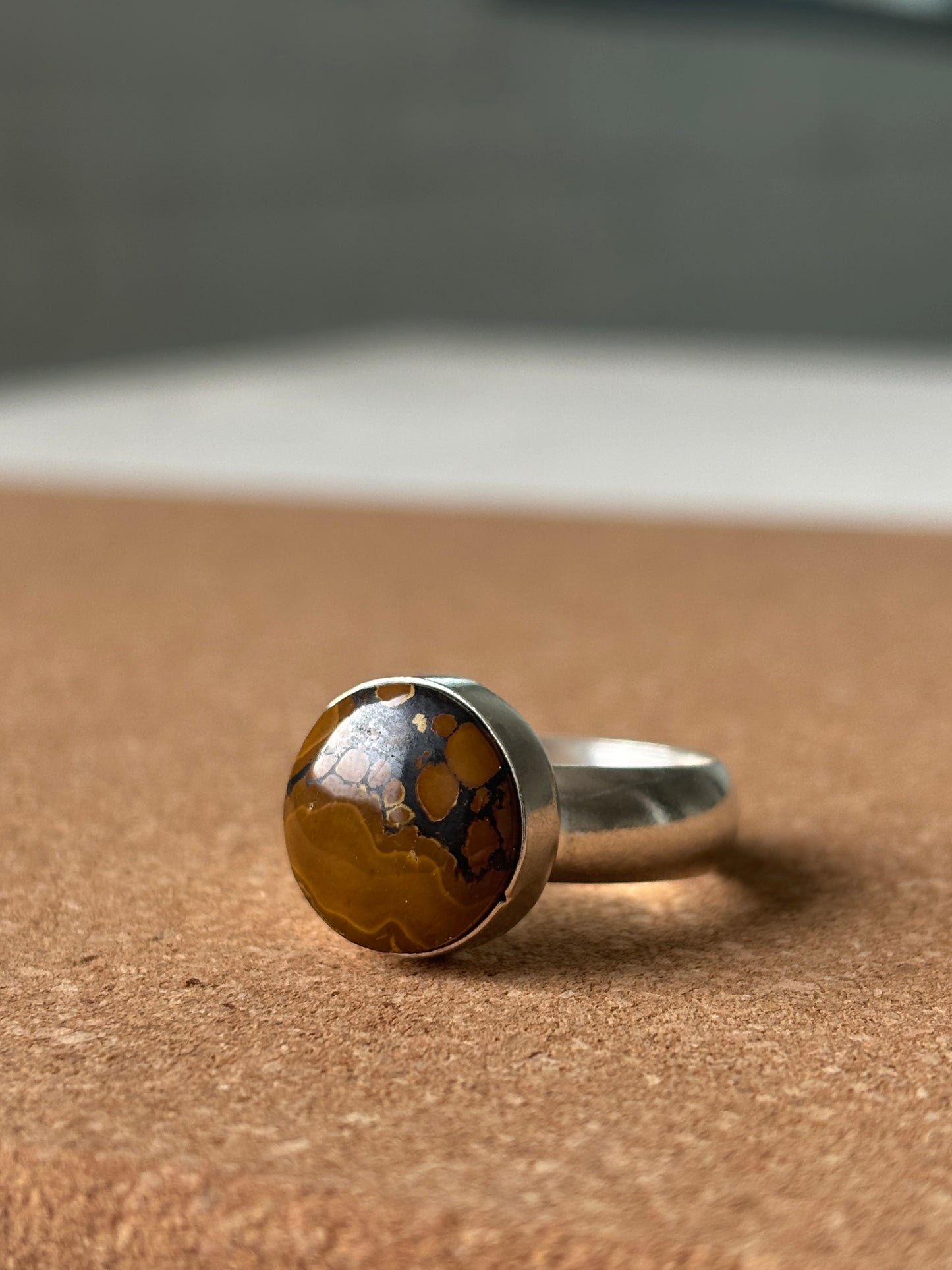 Round Turquoise Ring